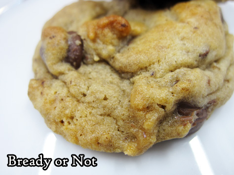 Bready or Not Original: Chewy Honey Chocolate Chip Cookies 