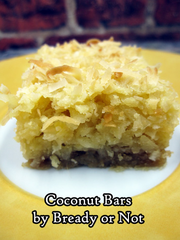 Bready or Not: Coconut Bars