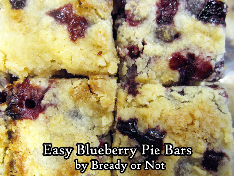 Bready or Not Original: Easy Blueberry Pie Bars 