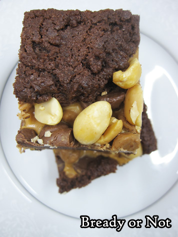 Bready or Not: Chocolate Peanut Butter Bars [cake mix] 