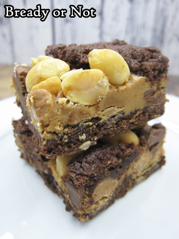 Bready or Not: Chocolate Peanut Butter Bars [cake mix] 