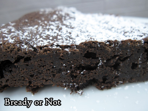 Bready or Not: Fudgy Chocolate Gluten-Free Cake