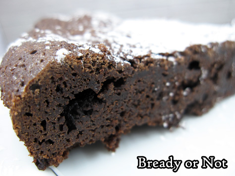 Bready or Not: Fudgy Chocolate Gluten-Free Cake