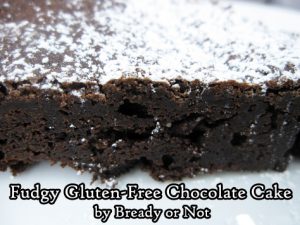 Bready or Not: Fudgy Chocolate Gluten-Free Cake