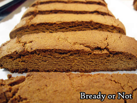 Bready or Not Original: Gingerbread Biscotti