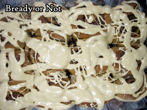 Bready or Not Original: Glazed Gingerbread Rolls 