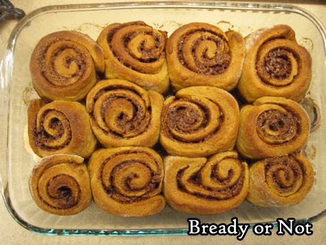 Bready or Not Original: Glazed Gingerbread Rolls 