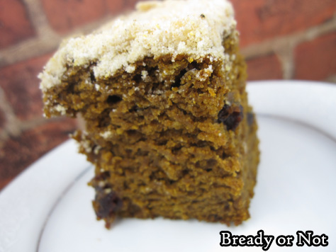 Bready or Not Original: Pumpkin-Gingerbread Coffee Cake 