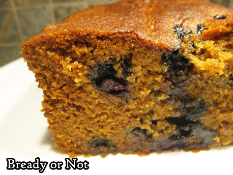 Bready or Not Original: Blueberry-Gingerbread Loaf 
