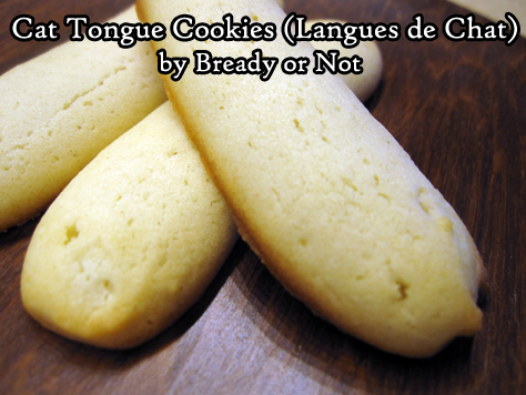 Bready or Not: Cat Tongue Cookies (Langues de Chat)