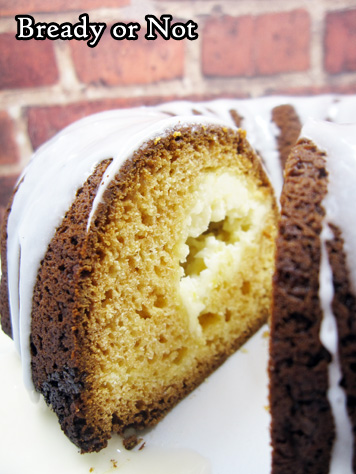 Bready or Not Original: Cream Cheese-Stuffed Lemon Bundt Cake [cake mix]