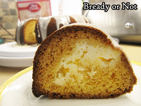 Bready or Not Original: Cream Cheese-Stuffed Lemon Bundt Cake [cake mix]