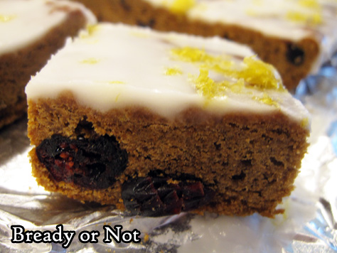 Bready or Not Original: Glazed Lemon Ginger Bars 