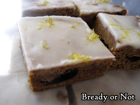 Bready or Not Original: Glazed Lemon Ginger Bars 