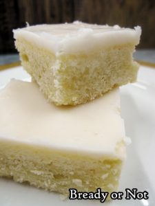 Bready or Not: Lemony Glazed Shortbread Bars