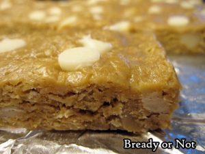 Bready or Not Original: White Chocolate Macadamia Nut Granola Bars [Gluten Free]