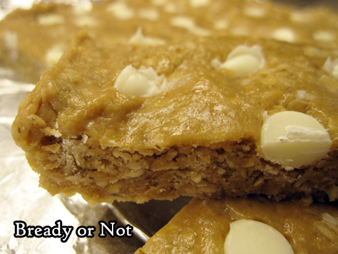 Bready or Not Original: White Chocolate Macadamia Nut Granola Bars [Gluten Free]
