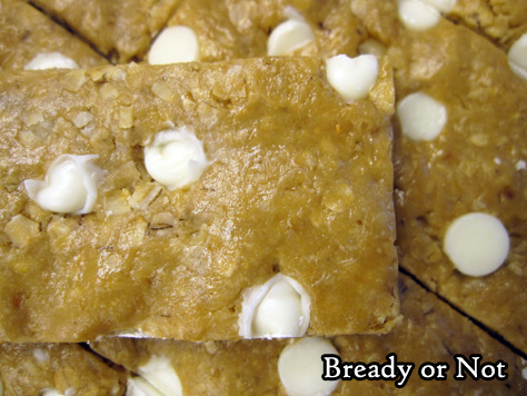 Bready or Not Original: White Chocolate Macadamia Nut Granola Bars [Gluten Free]