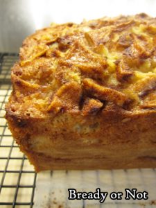 Bready or Not Original: Apple Cinnamon Loaf Cake