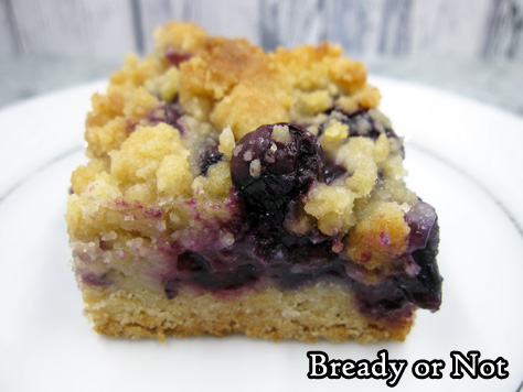 Bready or Not Original: Blueberry Crumble Bars 