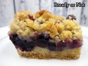 Bready or Not Original: Blueberry Crumble Bars