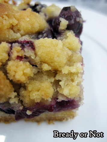 Bready or Not Original: Blueberry Crumble Bars 