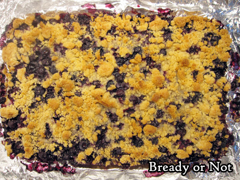 Bready or Not Original: Blueberry Crumble Bars 