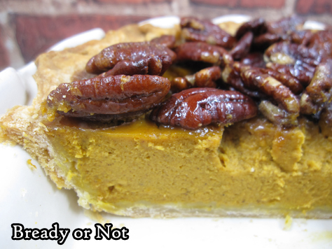 Bready or Not: Pecan-Whiskey Pumpkin Pie 