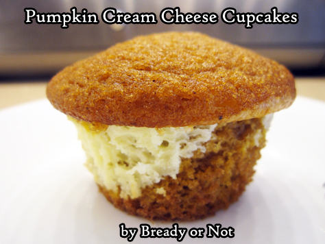Bready or Not Original: Pumpkin Cream Cheese Cupcakes 