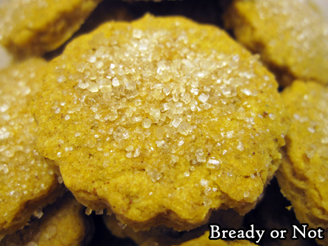 Bready or Not Original: Pumpkin Shortbread Cookies 