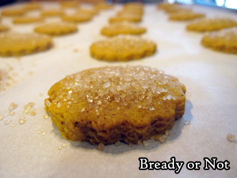 Bready or Not Original: Pumpkin Shortbread Cookies 