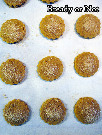 Bready or Not Original: Pumpkin Shortbread Cookies 