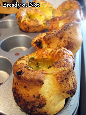 Bready or Not: Cheese and Chives Yorkshire Puddings (Small Batch)