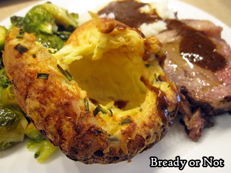 Bready or Not: Cheese and Chives Yorkshire Puddings (Small Batch)