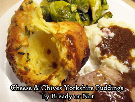 Bready or Not: Cheese and Chives Yorkshire Puddings (Small Batch)