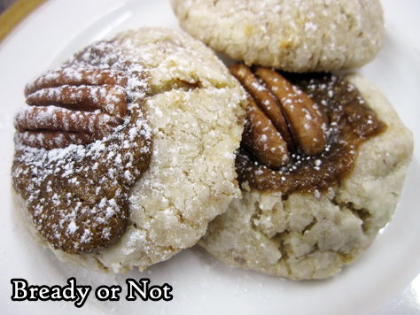 Bready or Not: Double Pecan Thumbprint Cookies 