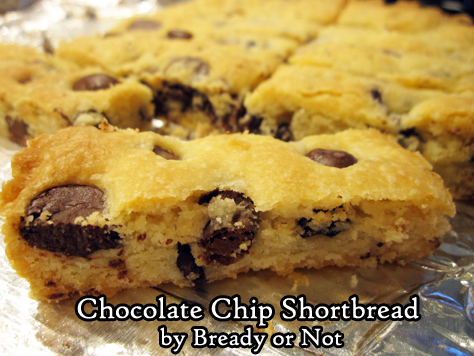 Bready or Not Original: Chocolate Chip Shortbread with Cocoa Nibs