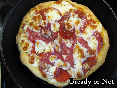 Bready or Not: 5 Minute Artisan Pizza Dough and Cast Iron Pan Pizzas