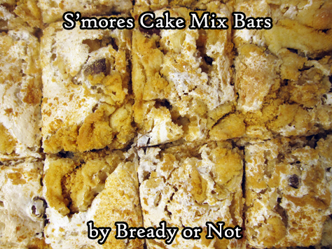 Bready or Not Original: S'mores Cake Mix Bars