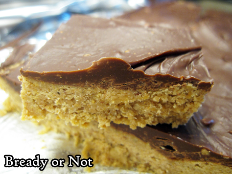 Bready or Not Original: No-Bake Peanut Butter Bars 