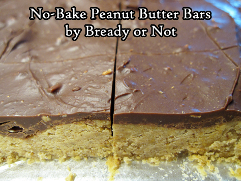 Bready or Not Original: No-Bake Peanut Butter Bars 