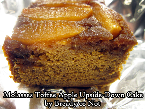 Bready or Not: Molasses Toffee Apple Upside-Down Cake 