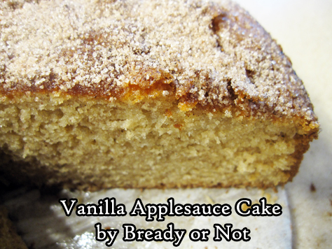 Bready or Not Original: Vanilla Applesauce Cake 
