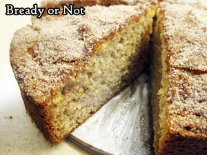 Bready or Not Original: Vanilla Applesauce Cake