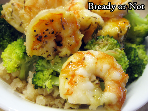 Bready or Not Original: Roasted Lemon Garlic Shrimp 