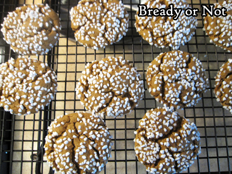 Bready or Not: Pearl Sugar Ginger Cookies