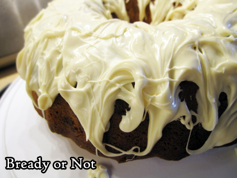 Bready or Not: White Chocolate Peppermint Bundt Cake