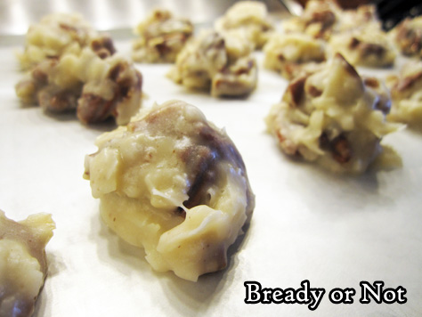 Bready or Not Original: No Bake Pecan Praline Cookies 