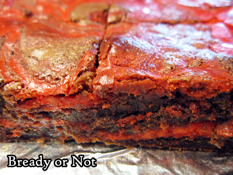 Bready or Not: Peppermint Cheesecake Swirl Brownies 